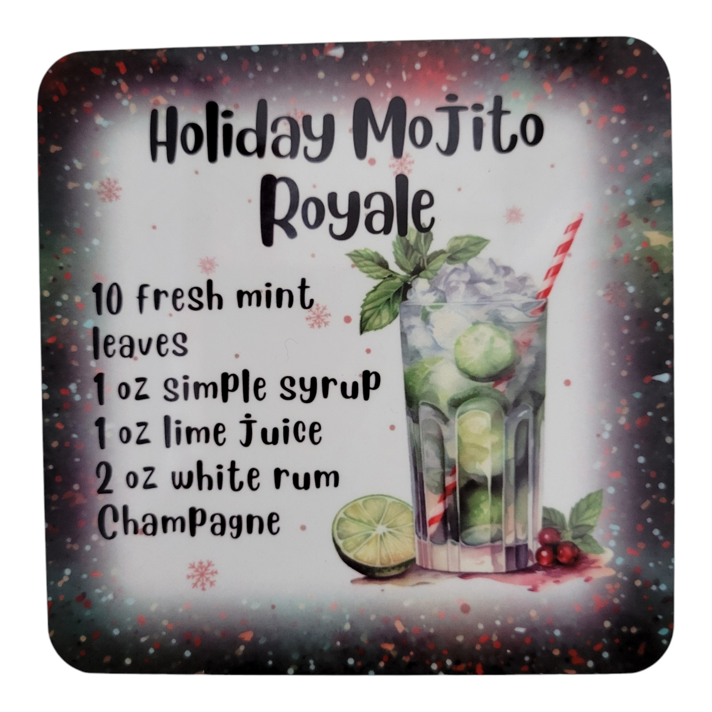 Holiday Mojito Royale - Coaster
