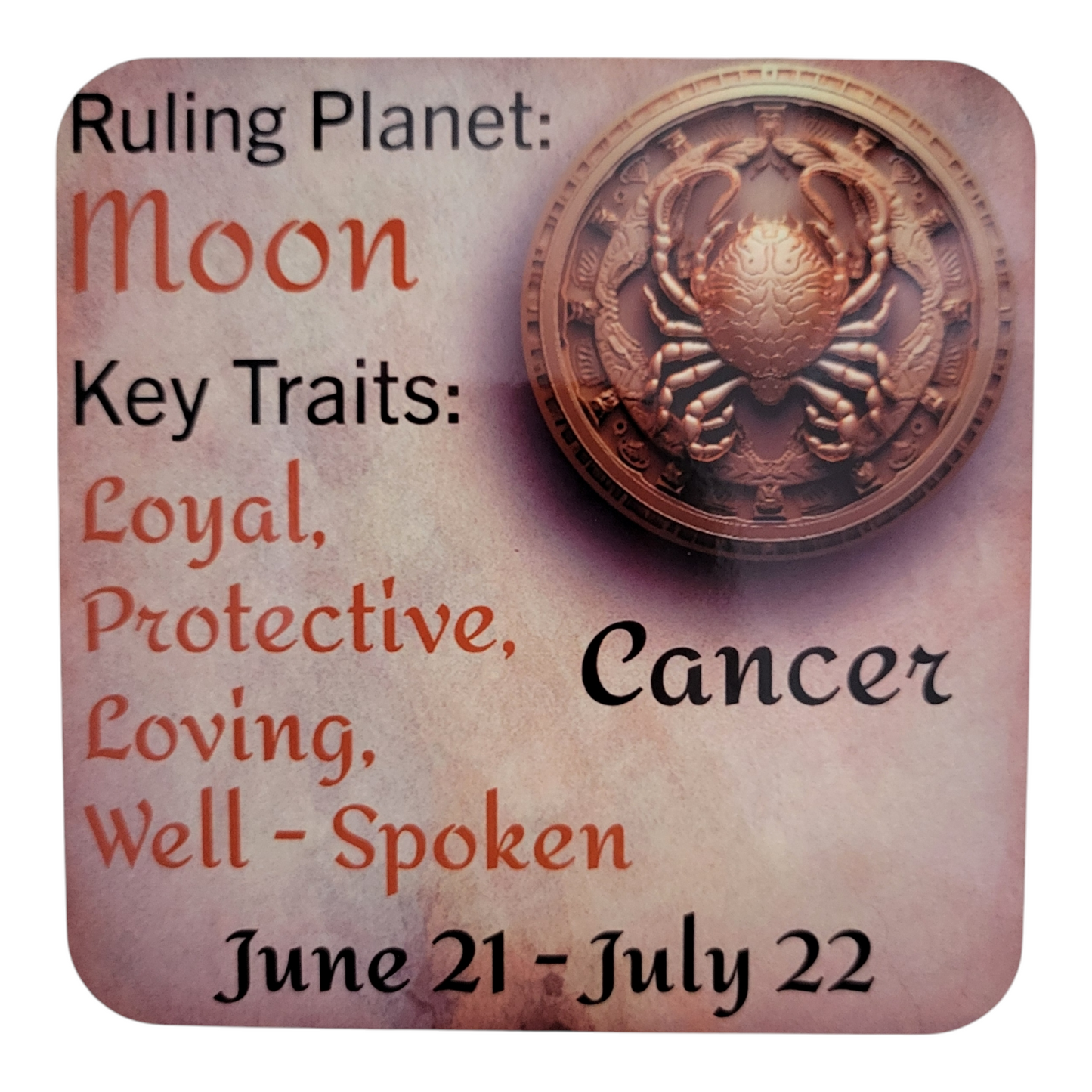 Cancer - Coaster