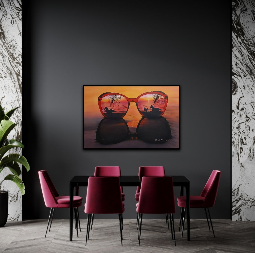 Sunset Gallop - Print by Paul Butvila