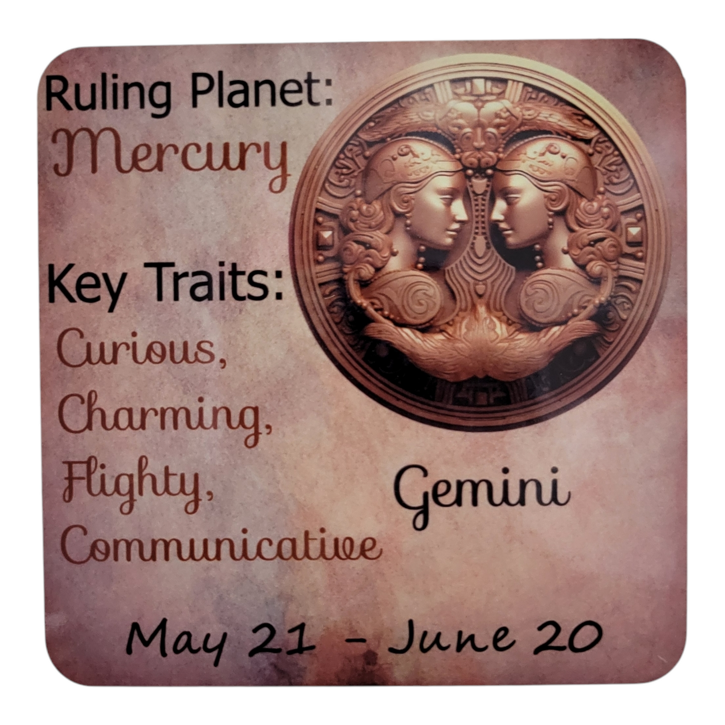 Gemini - Coaster