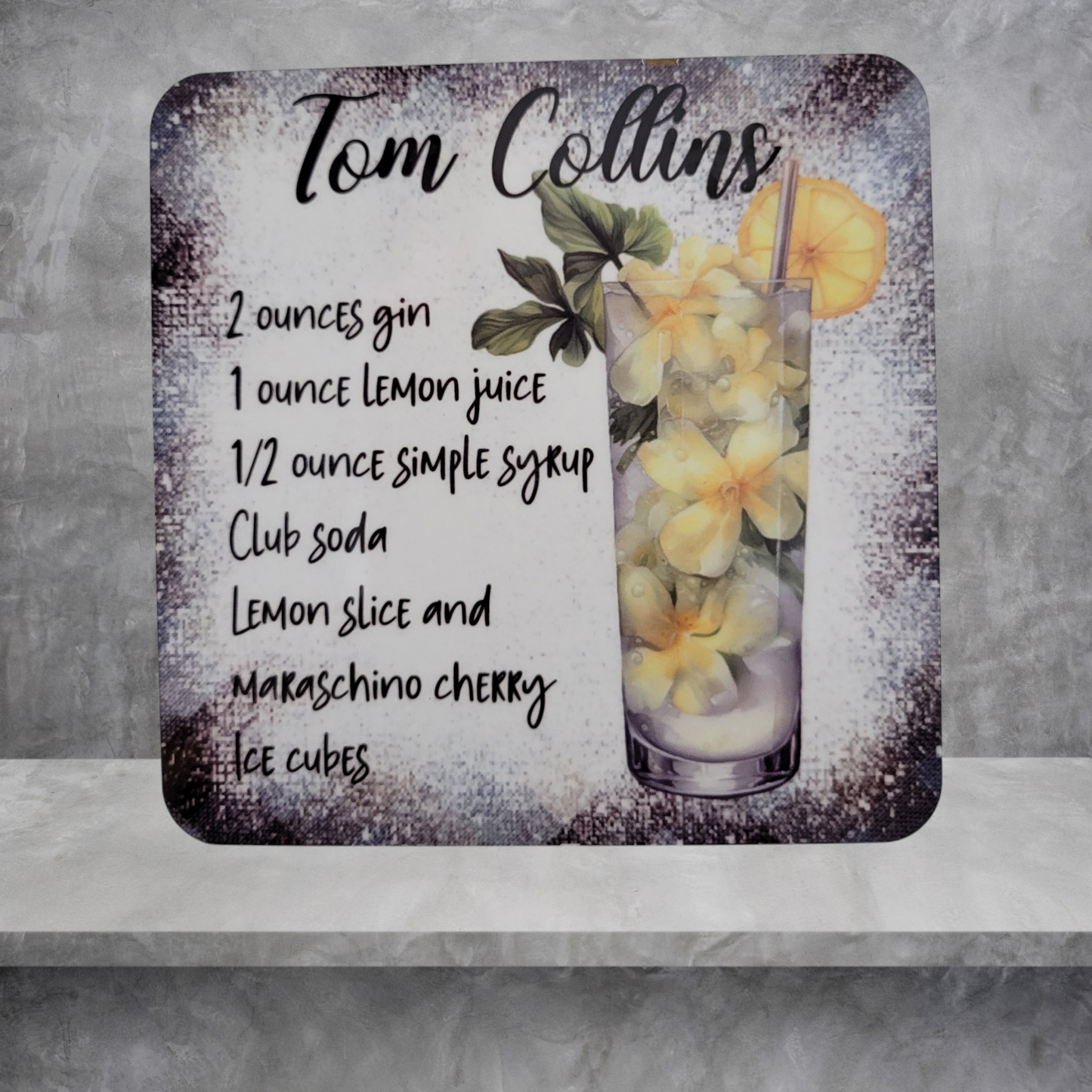 Tom Collins - Coaster