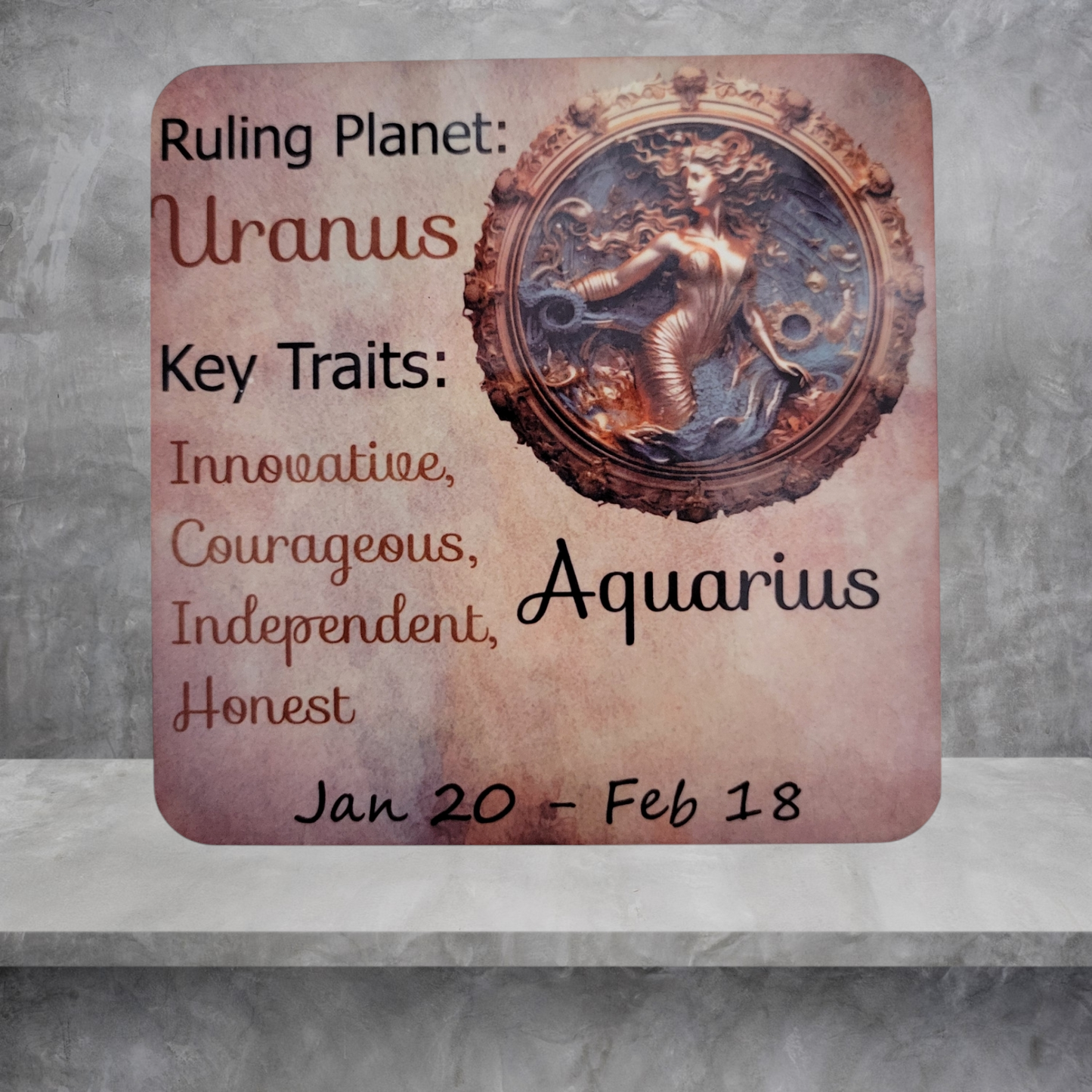Aquarius - Coaster