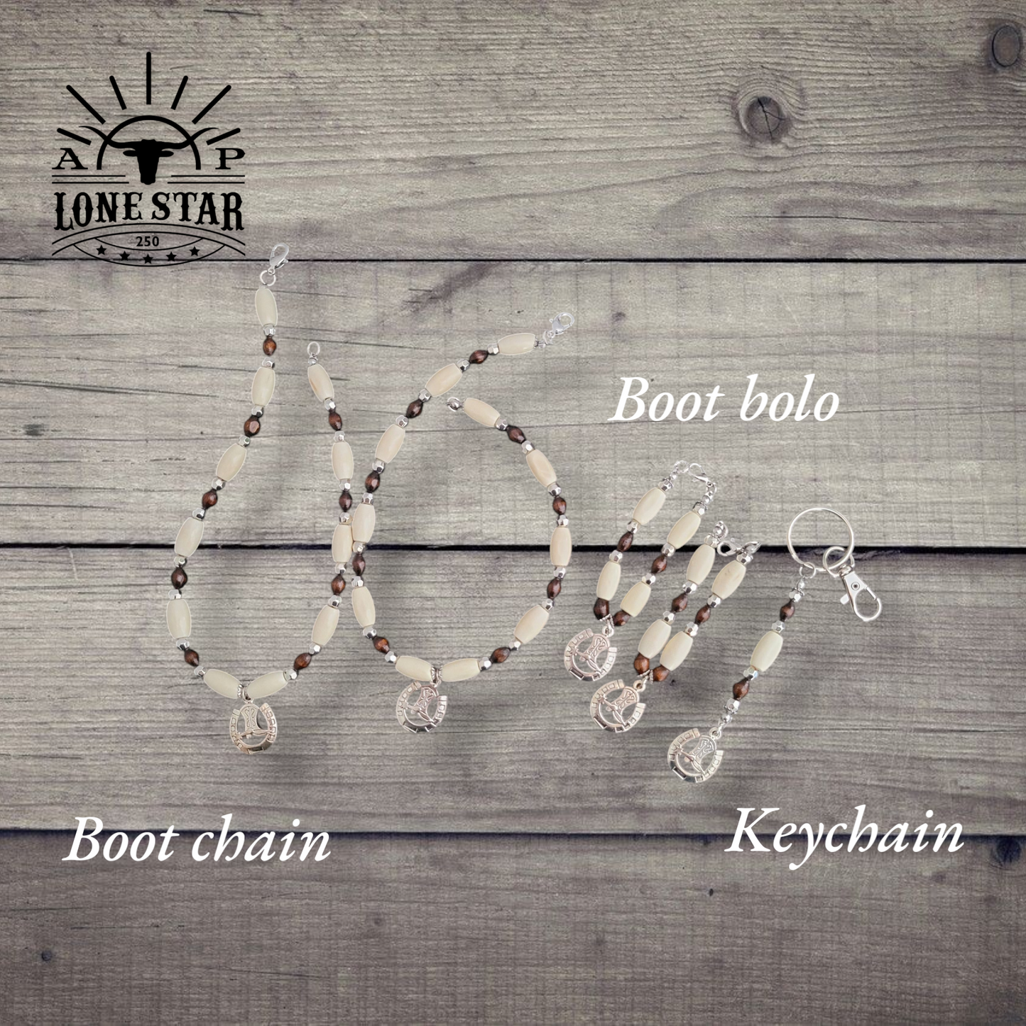 Boot Chain / Bolo Set - Horseshoe