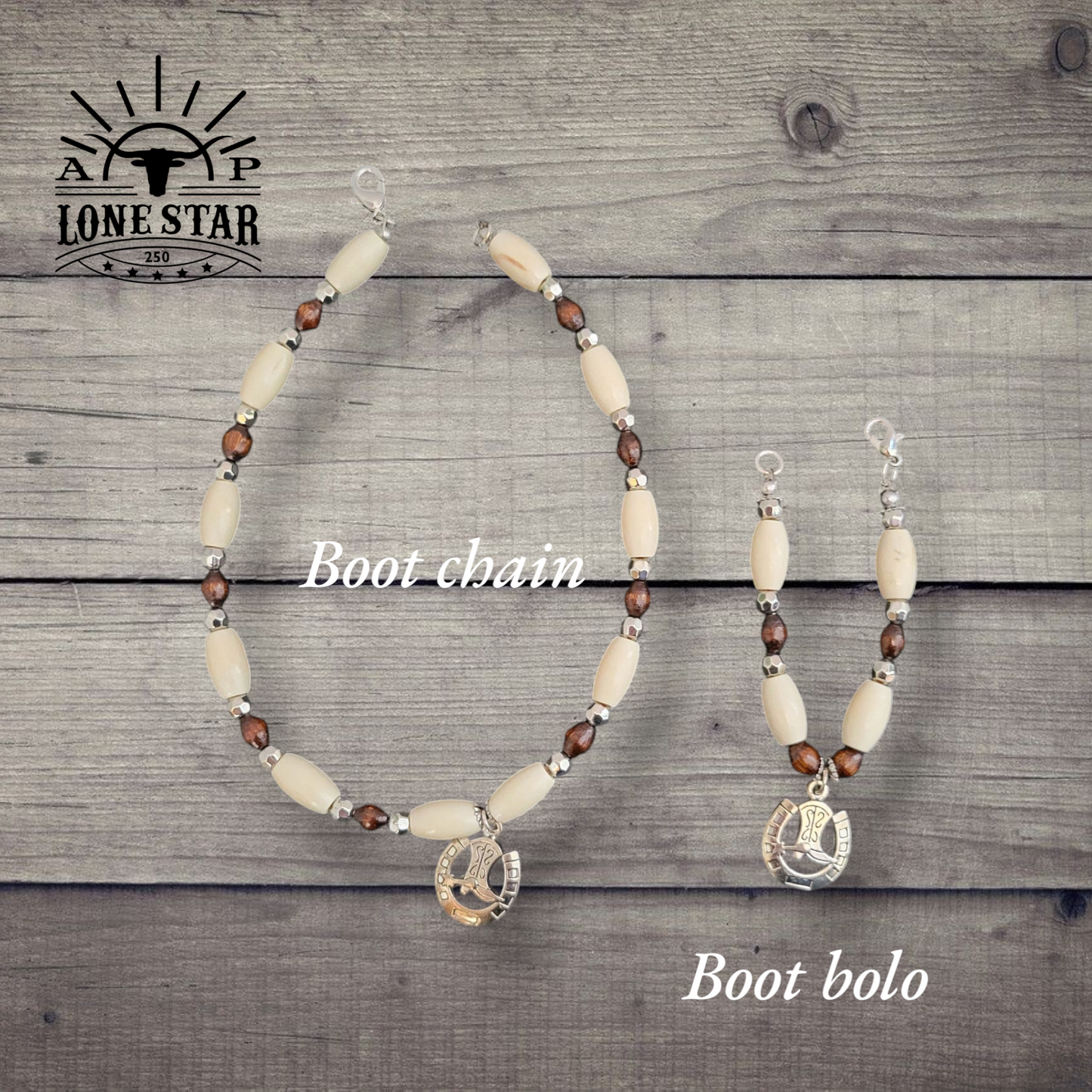 Boot Chain / Bolo Set - Horseshoe