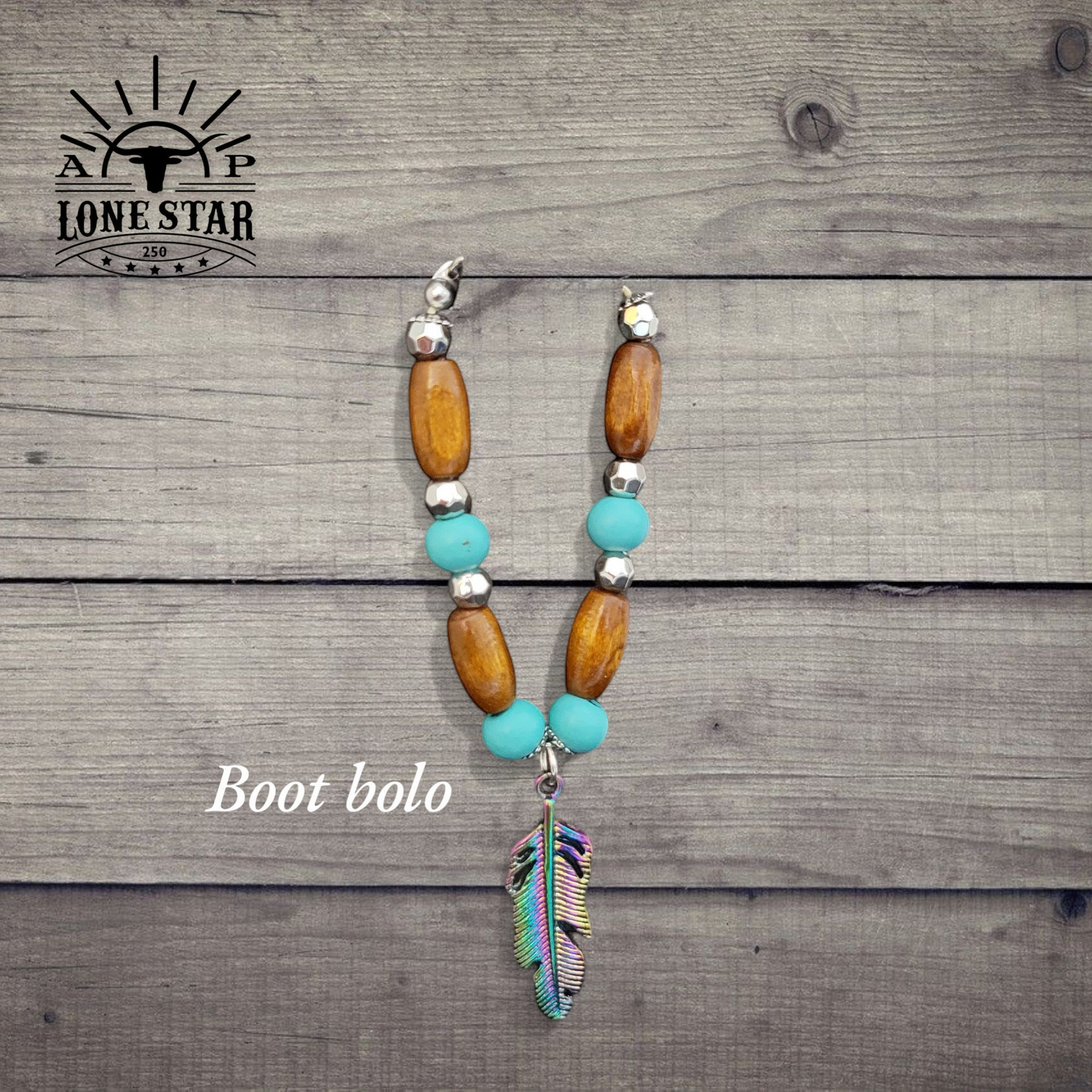 Boot Chain / Bolo Set - Feather
